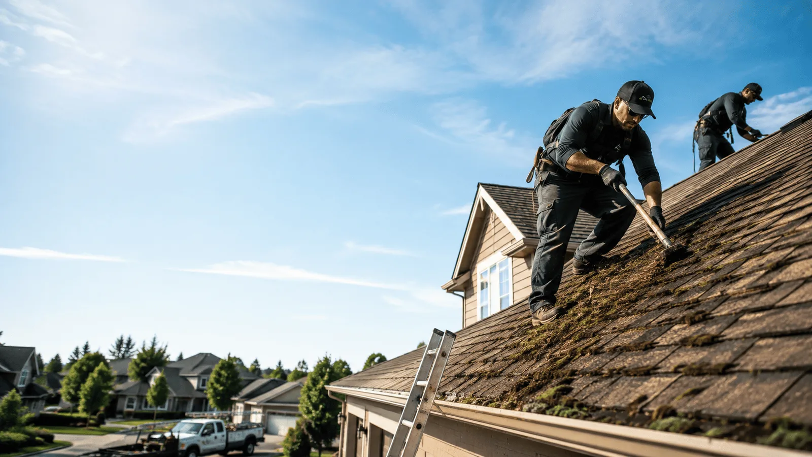 Roof Moss Removal in Rowlett, TX near me